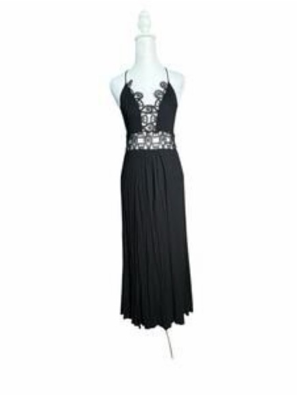 Black  Halter Maxi Dress